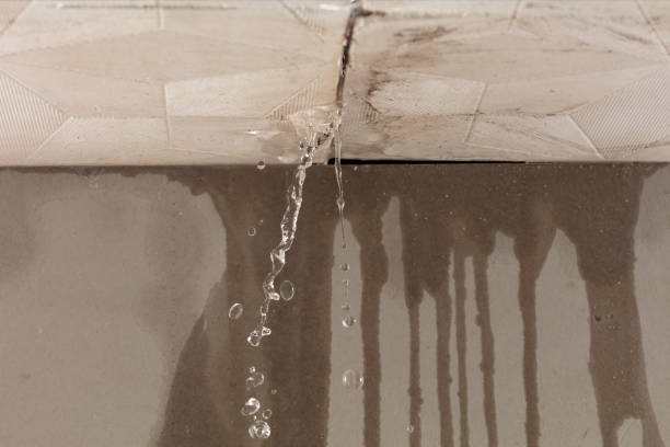 Professional Burst Pipe Cleanup technician working in Farmington, ME